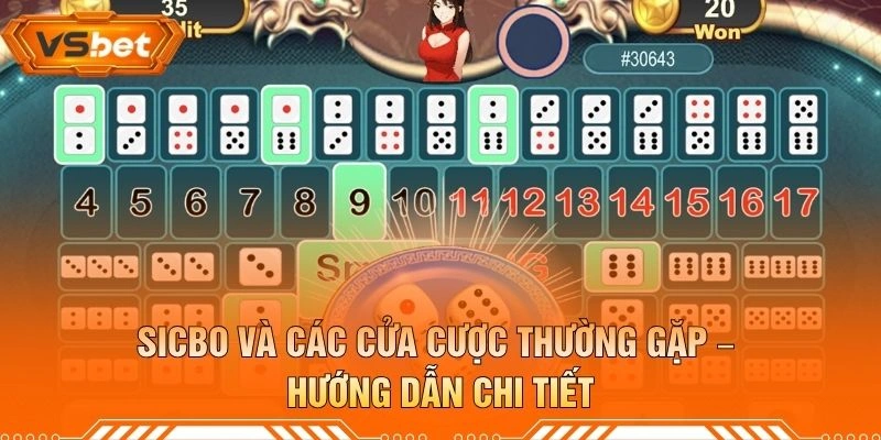 Sicbo Và Các Cửa Cược Thường Gặp – Hướng Dẫn Chi Tiết